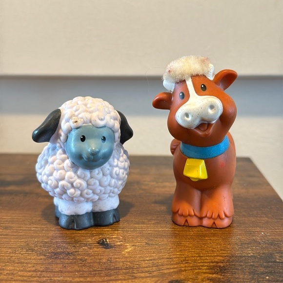 Fisher-Price Other - Vintage 2005 2008 Fisher Price Little People Sheep Horse Replacement Farm Nat…